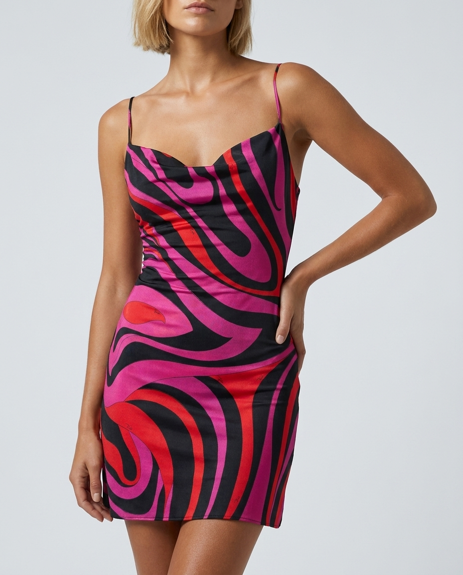 Pucci Printed stretch-jersey mini dress  Luisa World