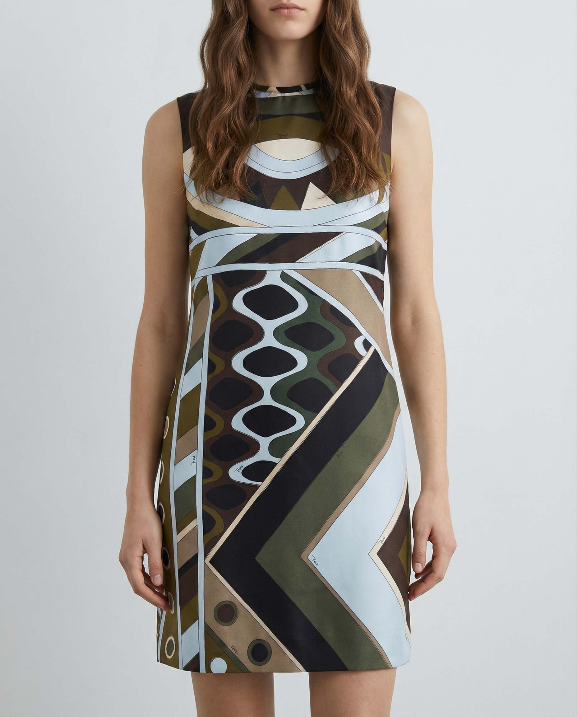 pucci vivara mini dress Pucci Vivara print silk dress – Luisa World