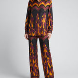 Pucci Baiadera-print silk trousers