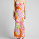 Pucci Orchidee print silk dress
