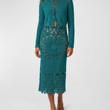 Rabanne Hand-crocheted cotton cardigan