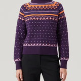 Rabanne Patterned wool-blend turtleneck sweater