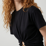Rabanne Ring-detail cropped t-shirt