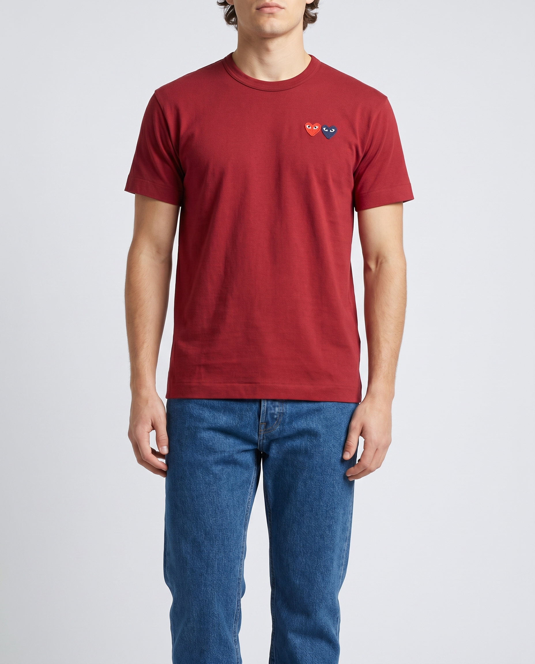 COMME DES GARCONS PLAY Comme des Garçons Play Heart patch T-shirt