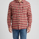 RRL Matlock checked cotton-flannel shirt