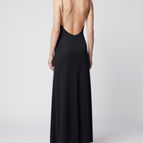 Saint Laurent Backless viscose maxi dress