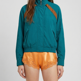 Saint Laurent embroidered silk crepe muslin shorts