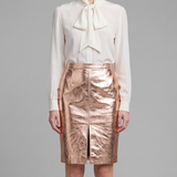 Saint Laurent Tie-neck silk blouse