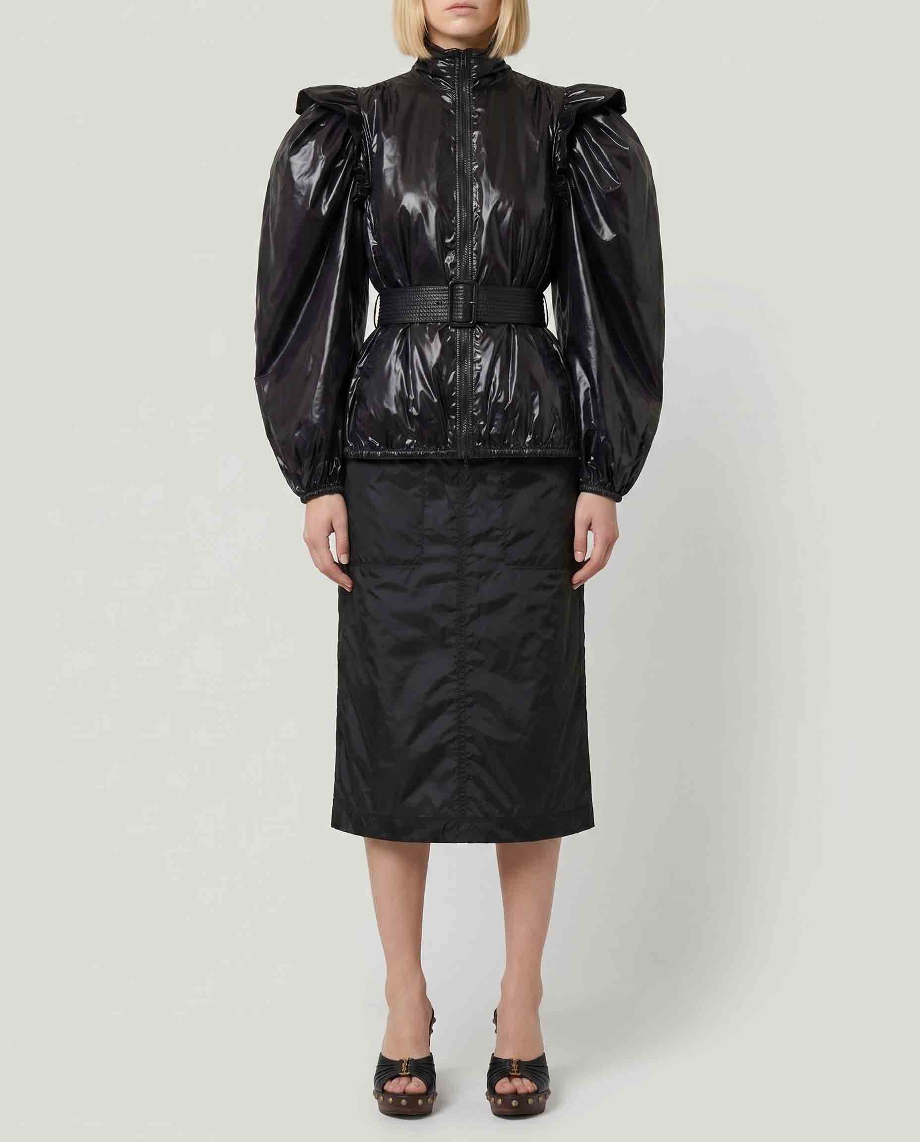 Saint Laurent Nylon pencil midi skirt – Luisa World