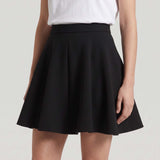 Versace Natté wool mini skirt