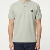 Stone Island Logo patch polo shirt