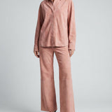 Oversized suede shirt