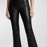 Stouls JP Twenty cropped leather flared leggings