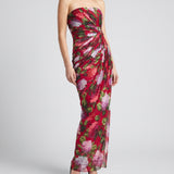 Carolina Herrera Strapless draped gown