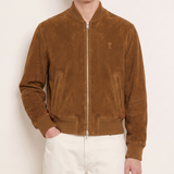 Ami Paris Ami de coeur suede jacket