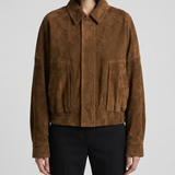 Nour Hammour Dalma suede jacket