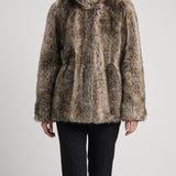 The Frankie Shop Denia faux-fur jacket