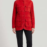 Tom Ford Gathered suede jacket