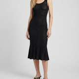 Toteme Fluted-hem midi dress