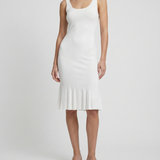 Toteme Fluted-hem midi dress