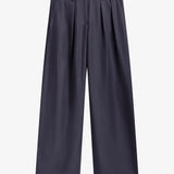 The Frankie Shop Marfa pleated silk trousers