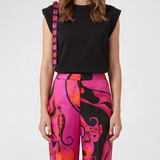 Pucci T-shirt with foulard detail