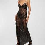 Pucci Embroidered tulle long dress