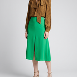 Valentino Garavani Silk georgette midi skirt