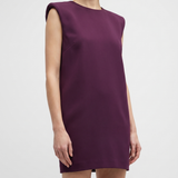 Valentino Garavani Draped silk cady turtleneck mini dress