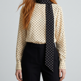 Valentino Garavani Polka-dot Blouse with side bow