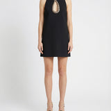 Valentino Garavani Embellished crepe snake mini dress