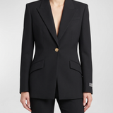 Versace Single-breasted tailored blazer