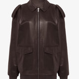 The Frankie Shop Viper leather jacket