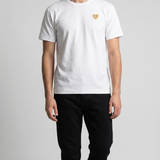 Comme des Garçons Play Gold logo t-shirt