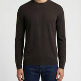 Cashmere blend crew neck sweater
