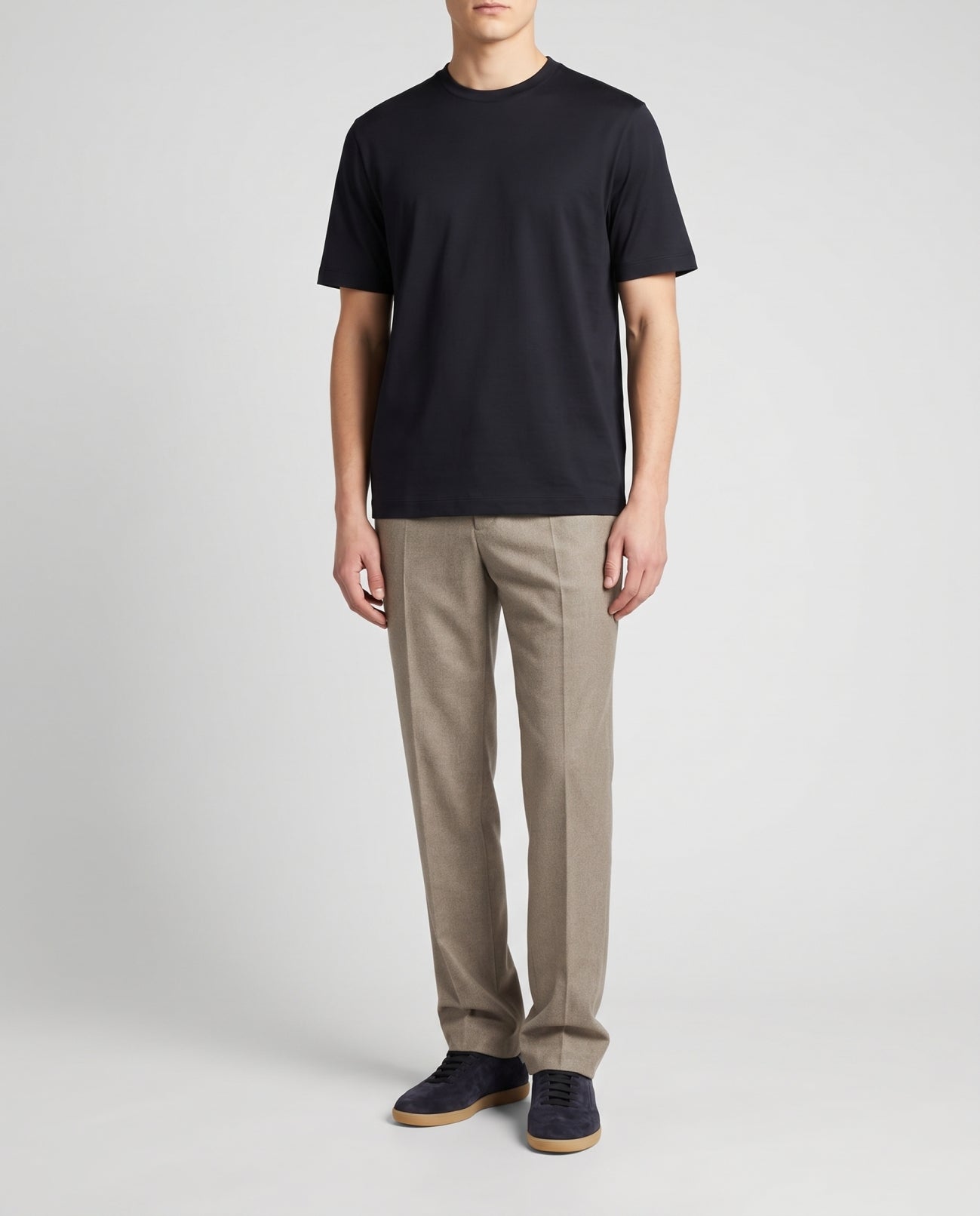 Zegna Wool and silk formal trousers – Luisa World