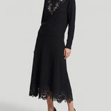 Zimmermann Luna wool midi skirt