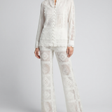 Zimmermann Aster embroidered laced top