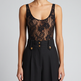 Zimmermann Lace scoop bodysuit