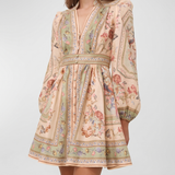 Zimmermann Roselight plunge mini dress