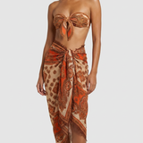 Zimmermann Printed cotton pareo
