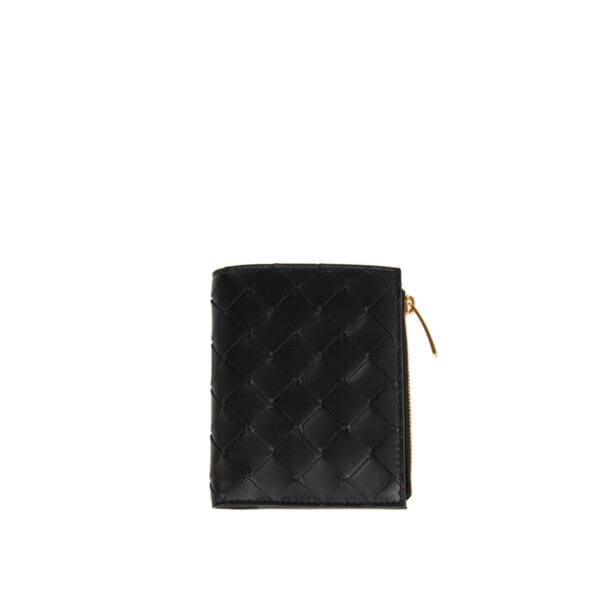 Small bi-fold zip wallet