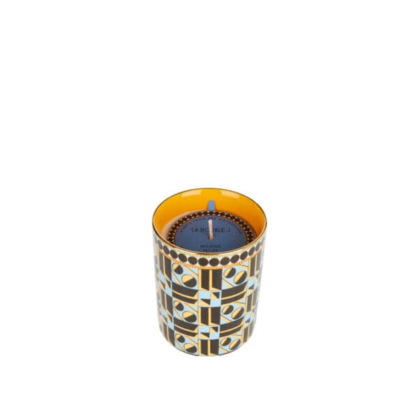 Printed porcelain candle