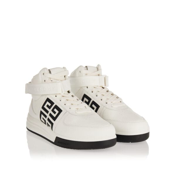 G4 high-top leather sneakers