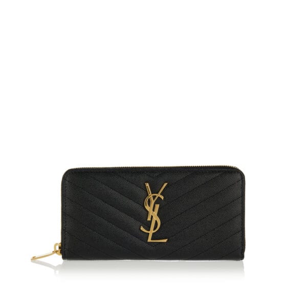 Cassandre zip-around leather wallet