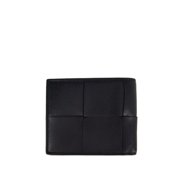 Intreccio bi-fold leather wallet