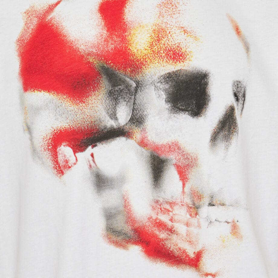 Obscured Skull cotton t-shirt