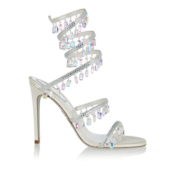 Chandelier crystal-embellished sandals