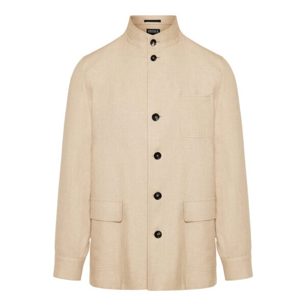 Linen-wool jacket