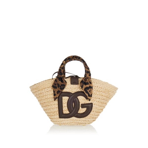 Kendra small straw basket bag